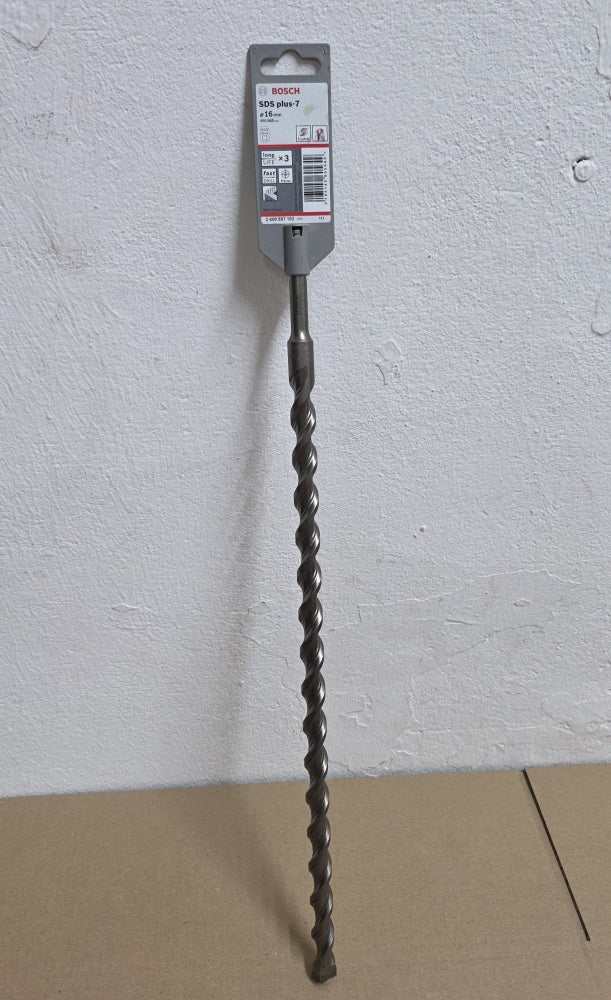 Bosch Professional SDS-plus-7 Hammerbohrer (16 x 400 x 465 mm, 5-Schneider) 2608587182