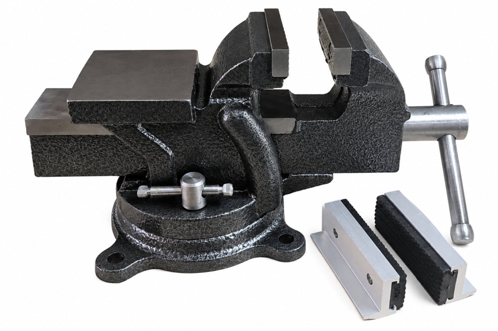 Gusseisen-Schraubstock 75mm mit Schonbacken