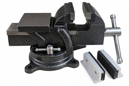 Gusseisen-Schraubstock 75mm mit Schonbacken