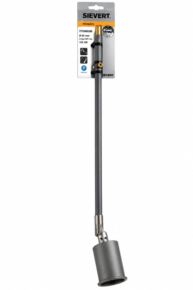 SIEVERT PROMATIC Aufschweißbrenner 'TITANIUM'  (Ø 60mm, Länge: 600mm, 102kW)