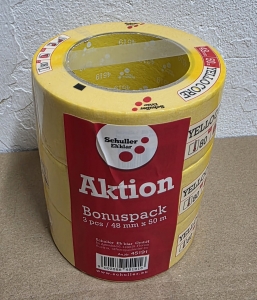 SCHULLER-YELLOCORE-Abdeckklebeband-48-mm--3er-Pack-3-x-50-m