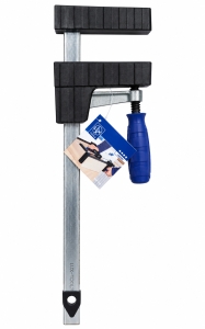 LUX-TOOLS-Parallel-Schraubzwinge-Comfort-300-x-80-mm-mit-Kunststoff-Schutzbacken