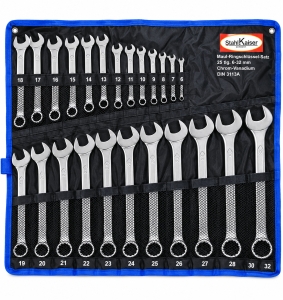 STAHLKAISER-Maul-Ringschlssel-Satz-25-teilig-SW-6-32mm-DIN-3113A-13533