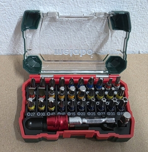 METABO-Bitsatz-mit-Bithalter-32-teilig