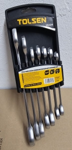 TOLSEN-Ratschen-Ringmaulschlssel-Satz-7-teilig-SW-8-19