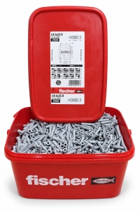 2500x-FISCHER-Universaldbel-UX-6-x-35-R-im-Eimer-B-WARE