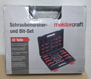 MEISTERCRAFT-Schraubendreher-und-Bitsatz-32-teilig
