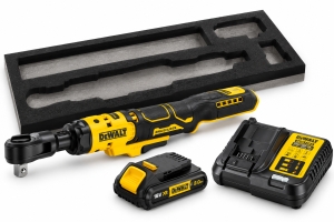 DEWALT-XR-18V-Akku-Ratschenschrauber-DCF512D1G-12-95-Nm-in-Schaumstoffeinlage