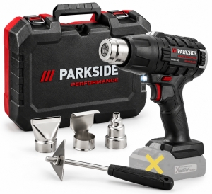 PARKSIDE-PERFORMANCE-20V-Akku-Heiluftgeblse-PPHLGA-20-Li-B3-50600-C-150300-lmin-ohne-Akku