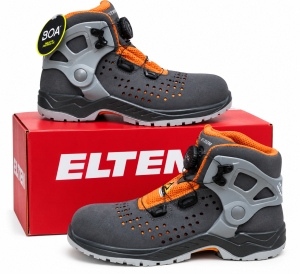 ELTEN-Sicherheitsschuhe-Drehverschluss-Biomex-BOA-S1PS-Grau-Orange-Gr-38-47