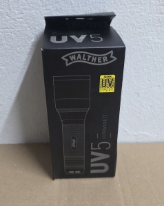 WALTER-Taschenlampe-UV5-LED-Schwarzlichtlampe-395Nm-Ultraviolettes-Licht