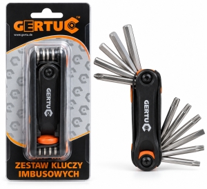 GERTU-Klappschlssel-Satz-9-teilig-HEX-26-mm-TORX-T10T20-PH--Schlitz
