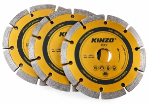 3x-KINZO-Diamant-Trennscheiben--125-x-2223-mm-fr-Stein--Beton