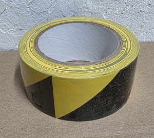 Warnklebeband-Schwarz-Gelb-50-mm-x-33-m-selbstklebendes-Markierungsband