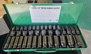 Schlagschrauber-Steckschlssel-Satz-38-teilig-12quot-lang-und-kurz--8-32mm