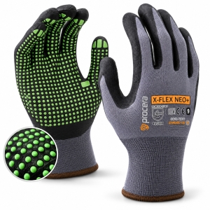 PROCERA-Arbeitshandschuhe-X-FLEX-NEO-genoppt-Nitrilbeschichtung-Gr-whlbar