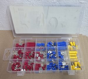 Quetsch-Kabelschuhe-Satz-150-teilig-Steclverbinder