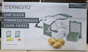 ERNESTO-Pommesschneider-Edelstahl-2-Klingeneinstzen-NEU