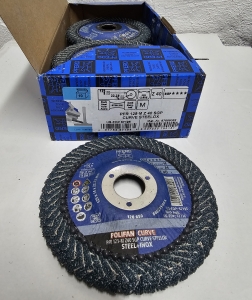 10x-PFERD-Fcherscheibe--125-x-2223mm-P40-Gr-M-Polifan-Curve