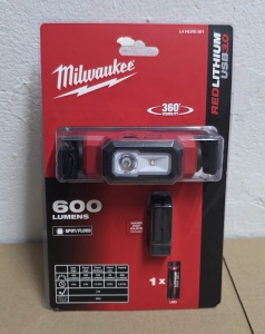 MILWAUKEE-USB-Akku-Stirnlampe-L4-HLVIS-301-600-lm-Spot-Flutlicht-360-Sichtbarkeit-4933479768