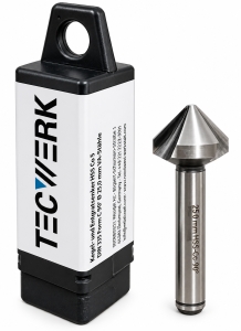 TECWERK-Kegelsenker-HSS-Co5-90-fr-Metall-whlbar