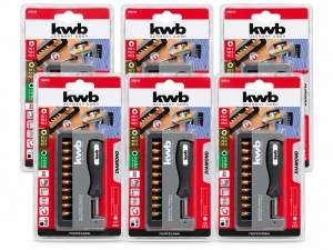 6x-KWB-Bit-Satz-DIAMOND-mit-Magnethalter-11-teilig