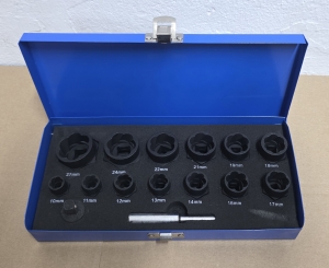 STAHLKAISER-Kraft-Ausdreher-Satz-Dr-Bolt-Extractor-14-teilig-38-CR-MO