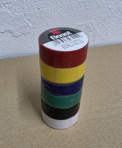 6x-BEAST-PVC-Isolierband-bunt-19mm-x-5m