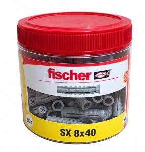 FISCHER-Dbel-SX-8-x-40-80-Stck-Nylon-fr--456-mm-Schrauben-01001880
