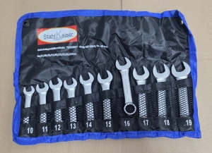 STAHLKAISER-Maul-Ringschlssel-Satz-Stubby-10-teilig-1019-mm