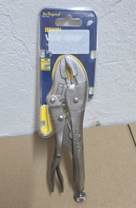 IRWIN-VISE-GRIP-Gripzange-7WRC-175mm--gebogene-Backen-mit-Drahtschneider