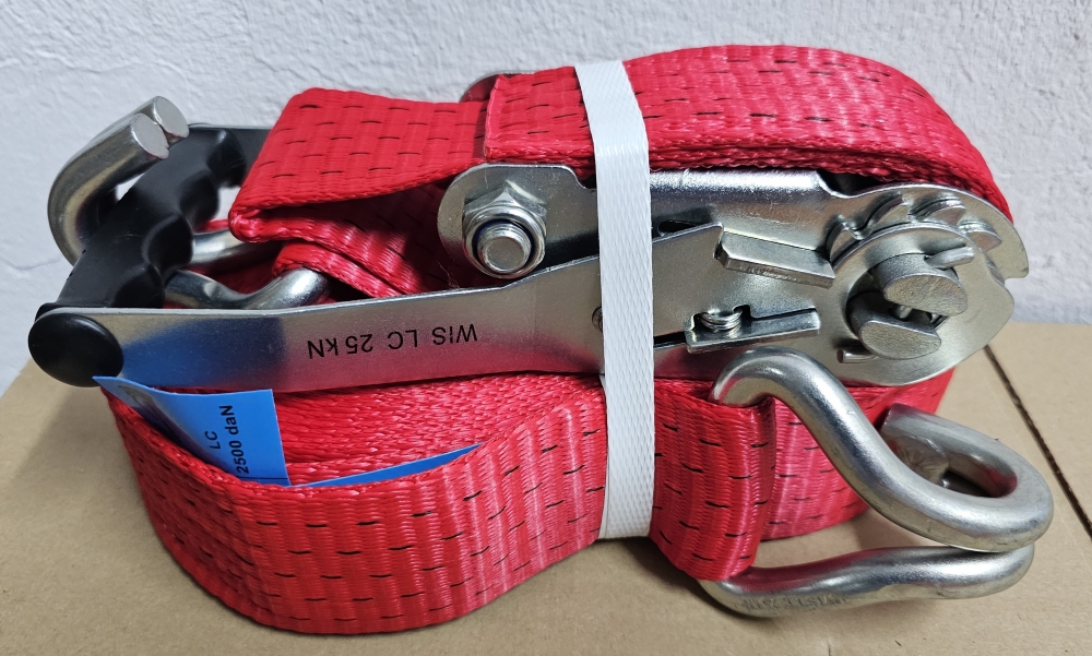 Bild 1 von Spanngurt mit Ratsche und Haken [zum auswählen]  / (Art) 8m x 50 mm 5000kg