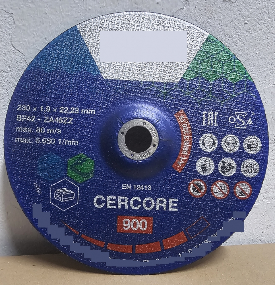 Bild 1 von Trennscheibe Stahl / Inox CERCORE 900 (Ø 230 x 1,9 mm)