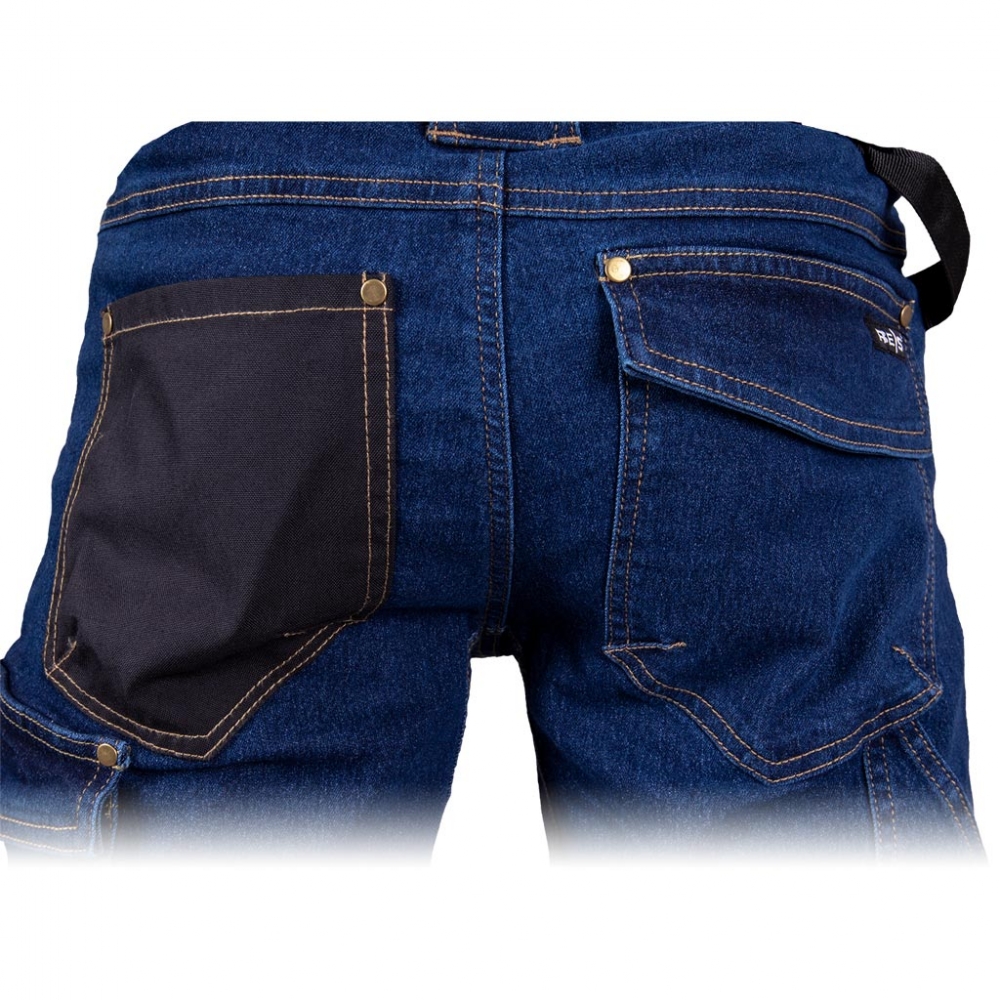 Bild 1 von DENIM Arbeitshose Stretch-Jeans (Schwarz / Blau) [Zum Auswählen: 46-60]  / (Art) 52 Schwarz