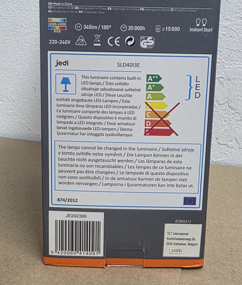 Bild 1 von JEDI Deckenstrahler LED 'Citrine' 3-flammig Chrom (RGB, Farbwechsel, dimmbar, iDual)