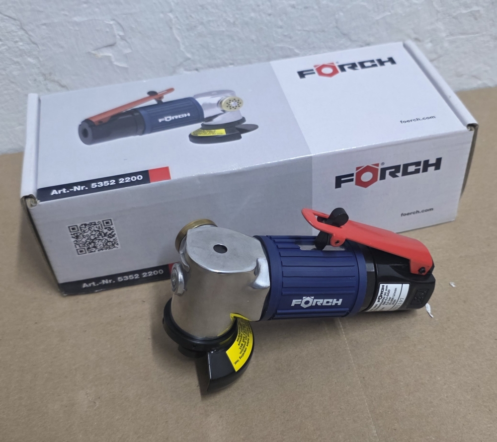 Bild 1 von FÖRCH Druckluft-Mini-Winkelschleifer (50 mm, Druckluft, 23.000 U/min)