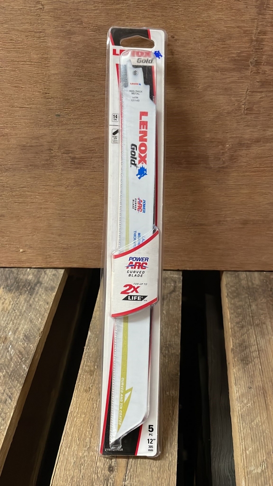 Bild 1 von LENOX - 5 x TiN Säbelsägeblätter Gold Lazer (14 TPi, 305 x 25mm) 