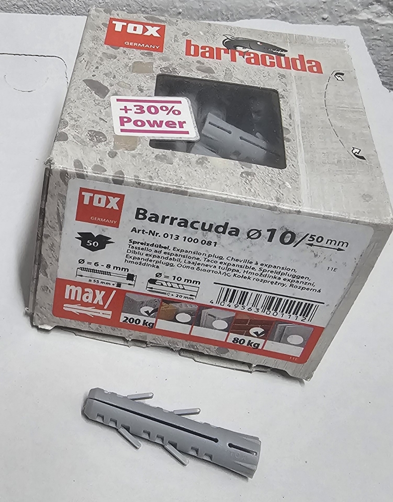 Bild 1 von AUSVERKAUF TOX Spreizdübel 'Barracuda' (Ø wählbar)  / (Art) 100 Stück 6 x 30 mm