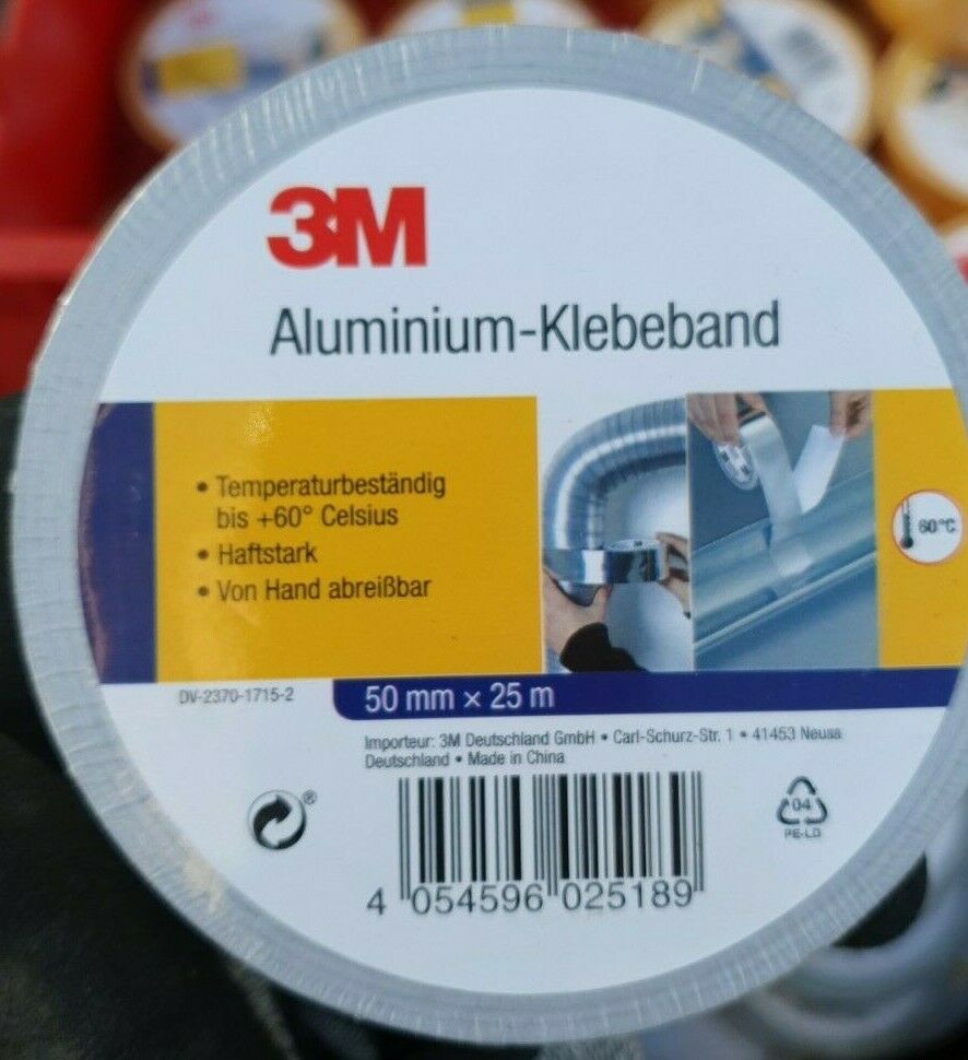 3M Aluminium-Klebeband 50 mm x 25 m Alutape - SCHAUTT-WERKZEUGE