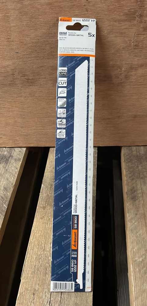 Bild 1 von GARANT - 5 x Säbelsägeblätter (S1222VF) Flexible für Holz & Metall