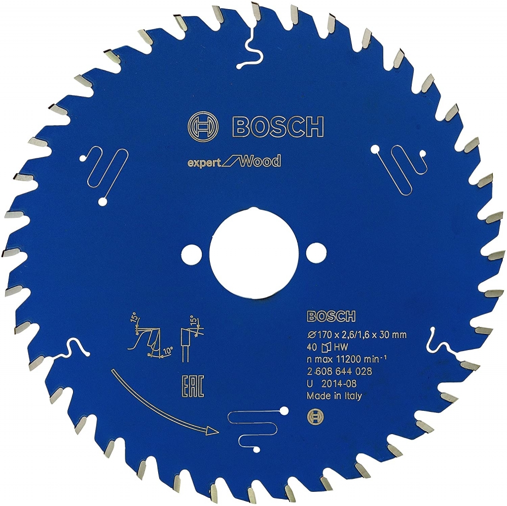 Bild 1 von BOSCH Expert Kreissägeblatt 170 x 30 x 2,6 / 1,6 mm (40 HM Zähne) Holz