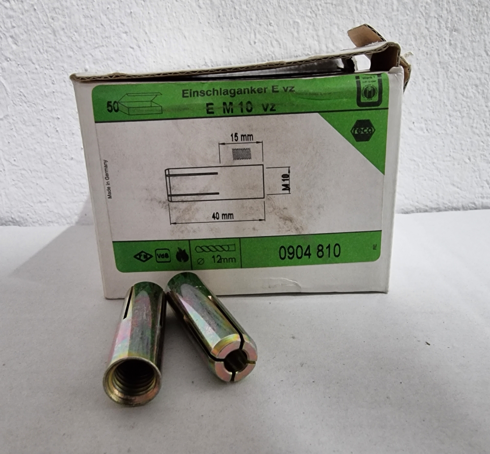 Bild 1 von RECA 50x Einschlaganker E (M10 x 40 mm x 15mm)