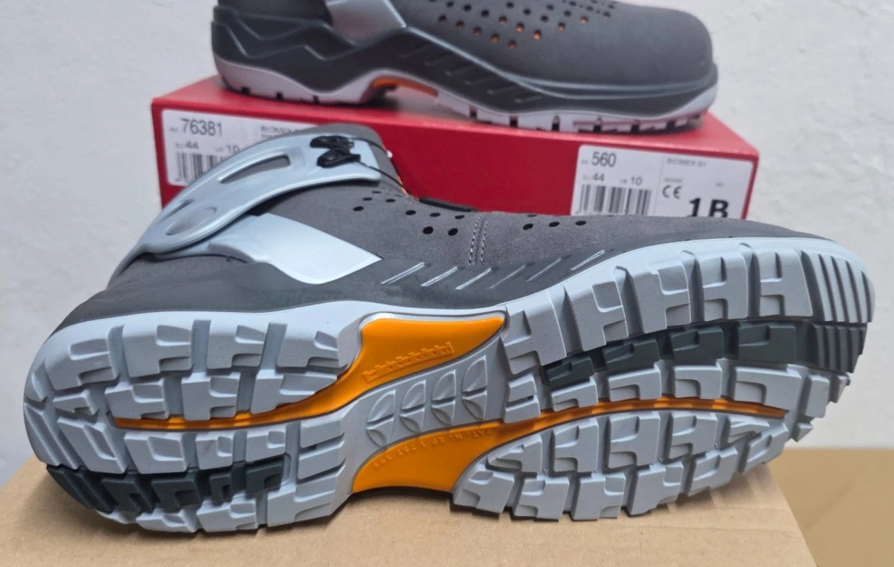 Bild 1 von ELTEN Sicherheitsschuhe Drehverschluss 'Biomex BOA S1PS' Grau-Orange (Gr. 38-47)