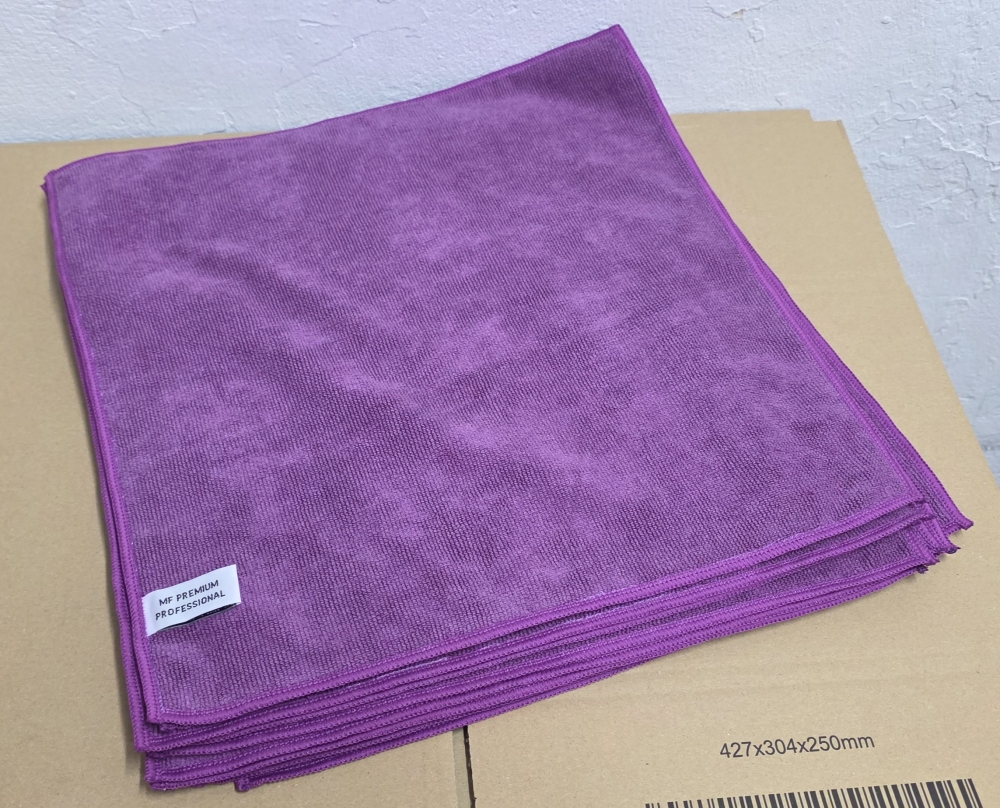 Bild 1 von MF PREMIUM Microfasertücher (40 x 40cm, 300 GSM) Lila  / (Art) 10 Stück