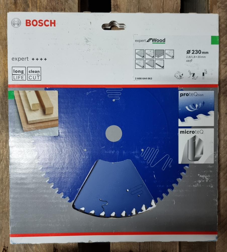 Bild 1 von BOSCH Expert Kreissägeblatt 230 x 30 (48 HM Zähne) für Holz