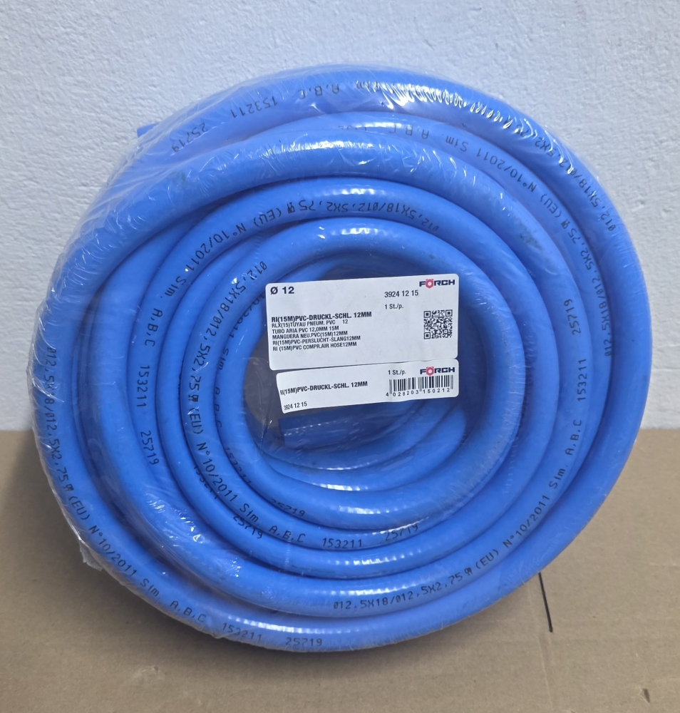 Bild 1 von FÖRCH Druckluftschlauch 'PVC' (15m, Ø 12,5 x 18mm, 13bar)