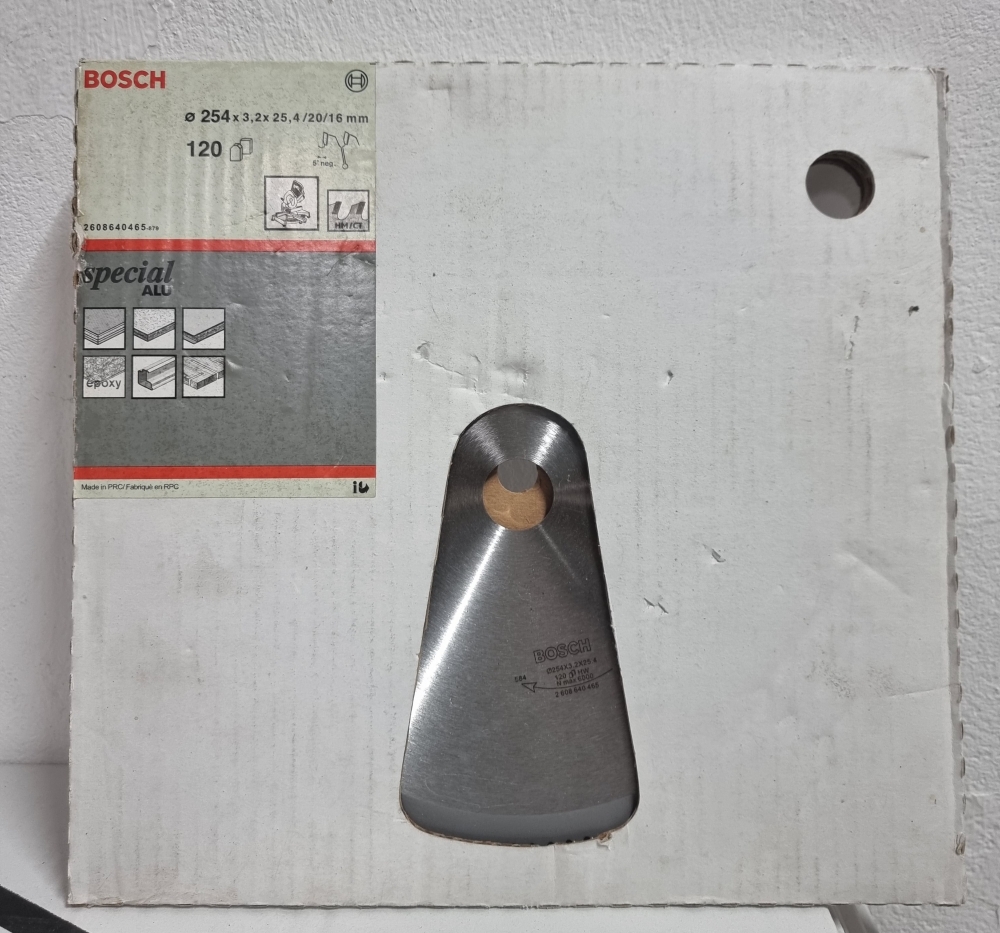 Bild 1 von BOSCH Kreissägeblatt 254 x 25,4 / 20 / 16 mm (120 Zähne) special alu