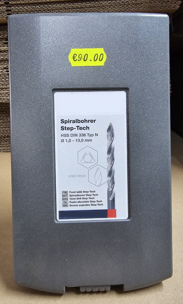Bild 1 von Metallbohrer Satz HSS DIN 338 Typ N 'Step-Tech' (25-teilig, Ø 1-13mm)