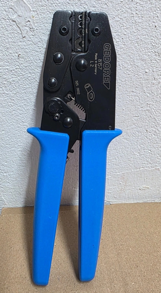 Bild 1 von GEDORE Crimpzange für Kabelschuhe '8157' Rohrkabelschuhe bis 10mm² AWG 6