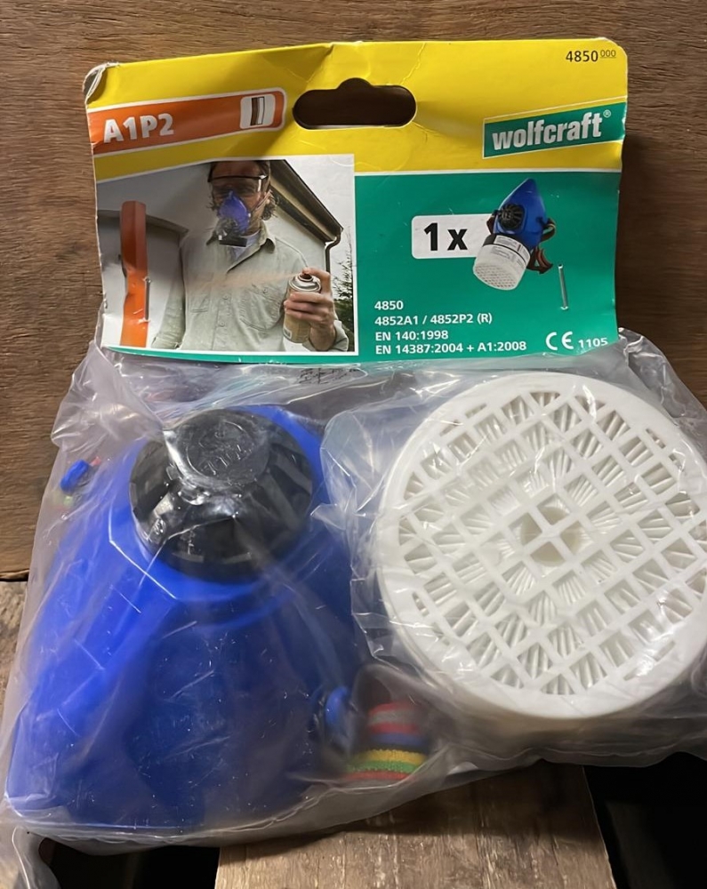 Bild 1 von WOLFCRAFT - Halbmaske mit Wechselfilter (A1P2) 